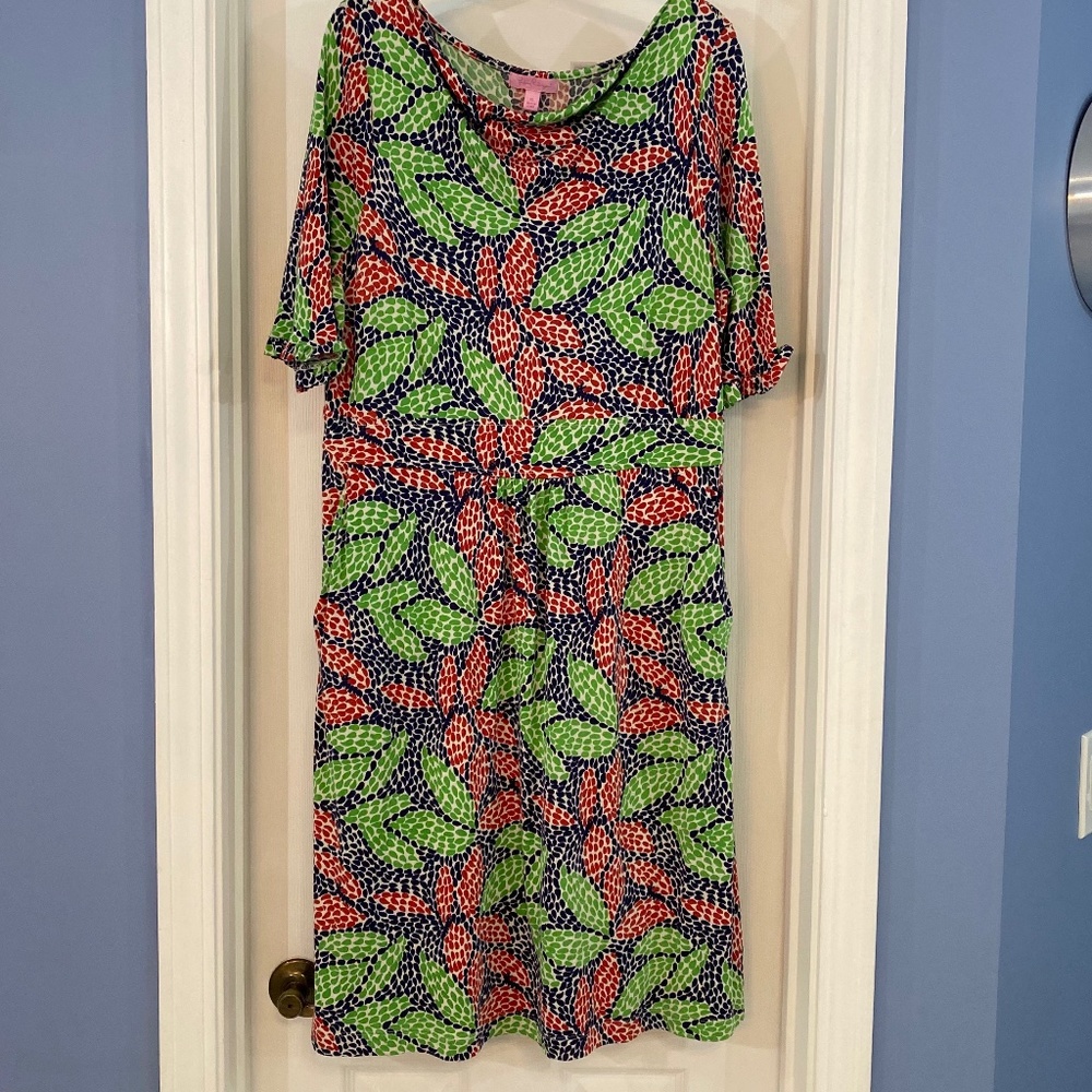 Lilly Pulitzer - Blanca Dress in Multi Casting Call Print (Summer 2011) - RARE